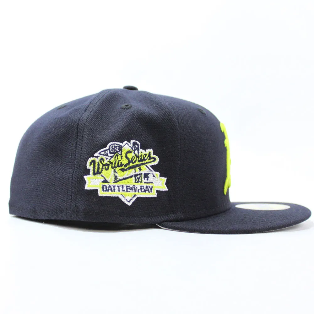 Oakland Athletics 1989 World Series Battle of The Bay New Era 59Fifty Fitted Hat (Navy Grey Under Brim)