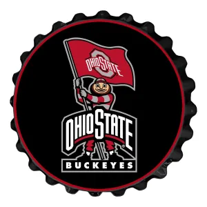 Ohio State Buckeyes: Brutus - Bottle Cap Wall Sign
