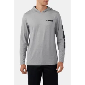 O'NEILL TRVLR UPF HOODED LONG SLEEVE HEATHER GREY 2