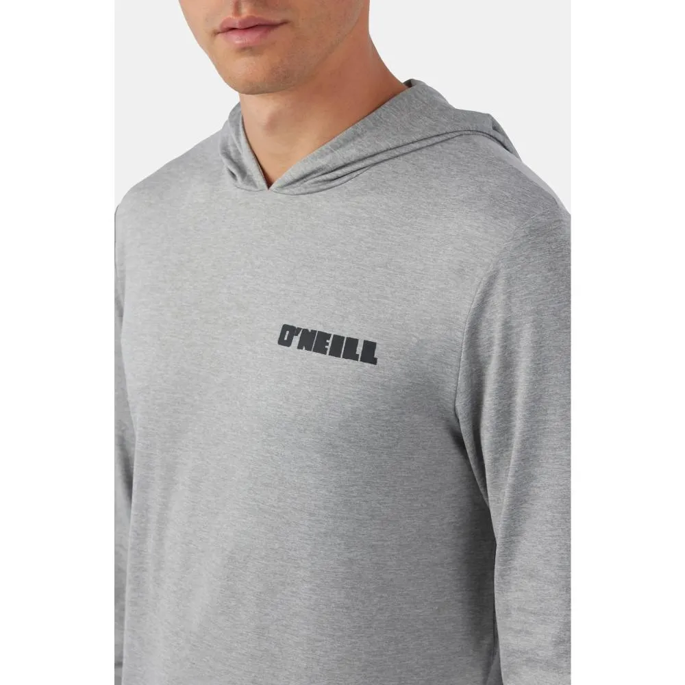 O'NEILL TRVLR UPF HOODED LONG SLEEVE HEATHER GREY 2