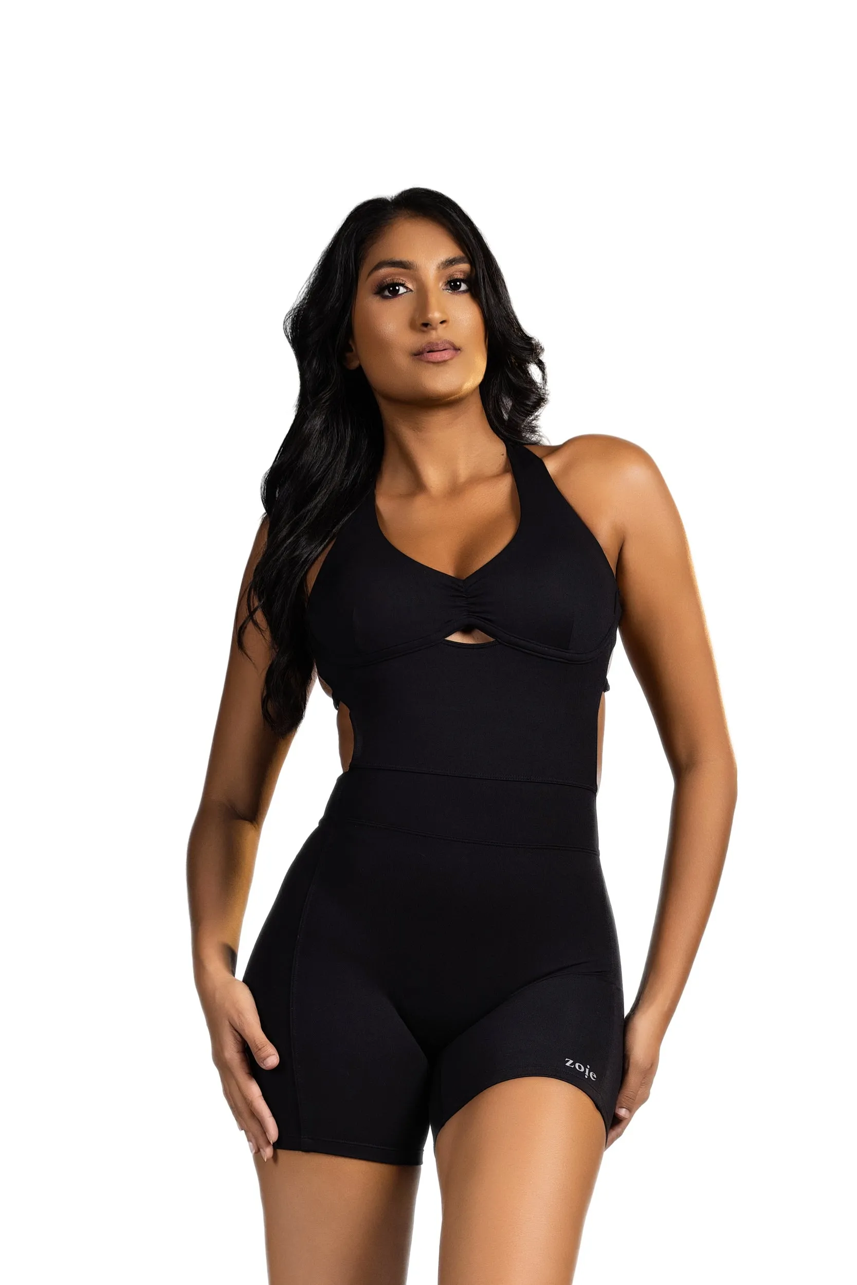 Onyx Short Jumpsuit Black