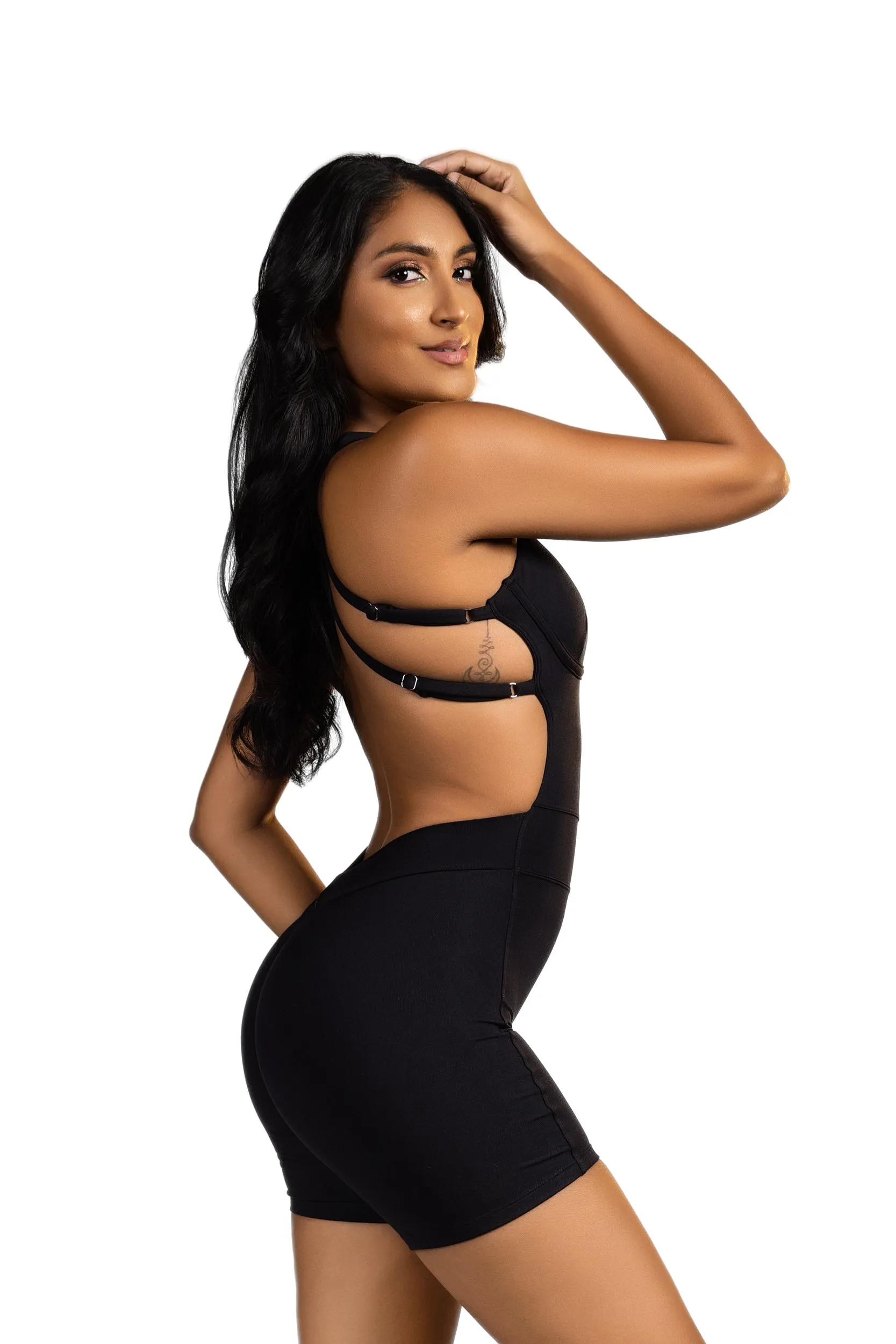 Onyx Short Jumpsuit Black