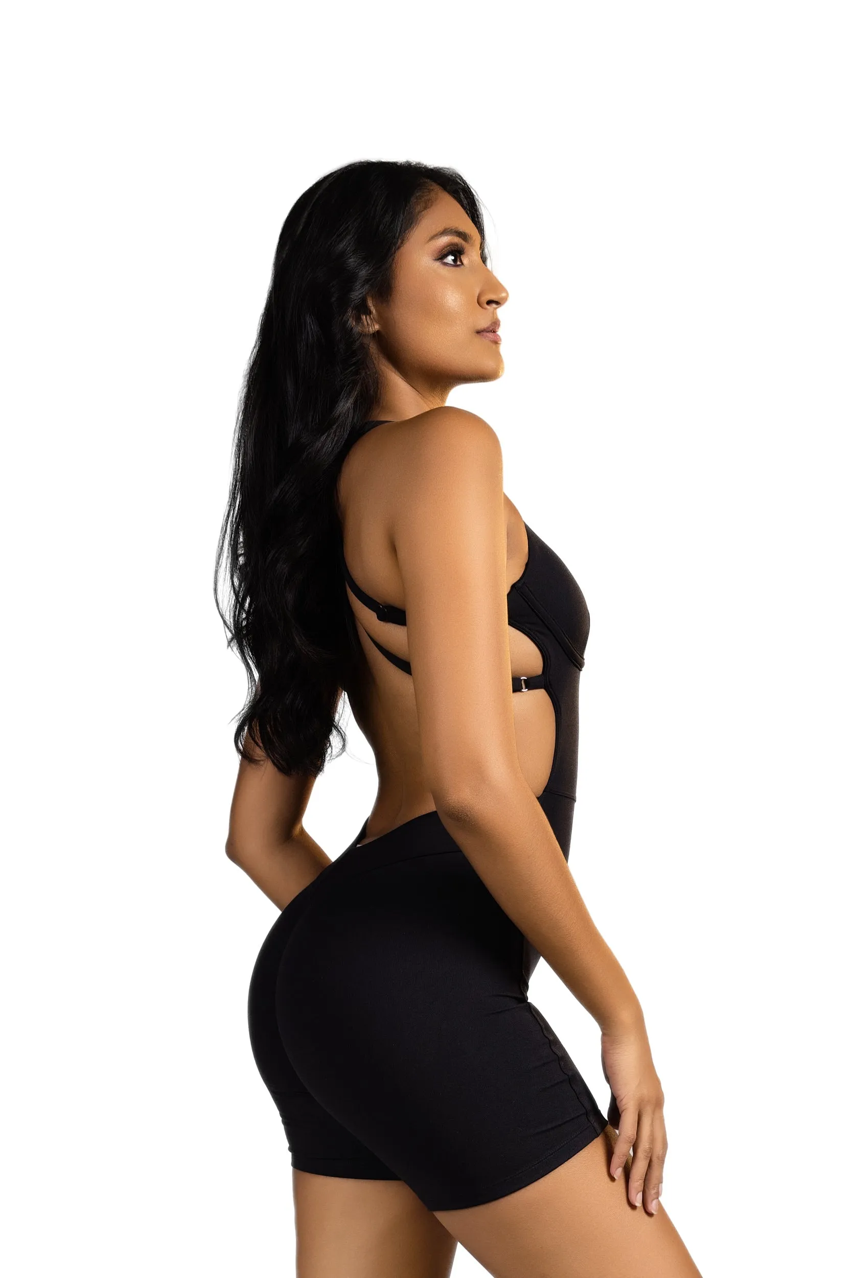 Onyx Short Jumpsuit Black