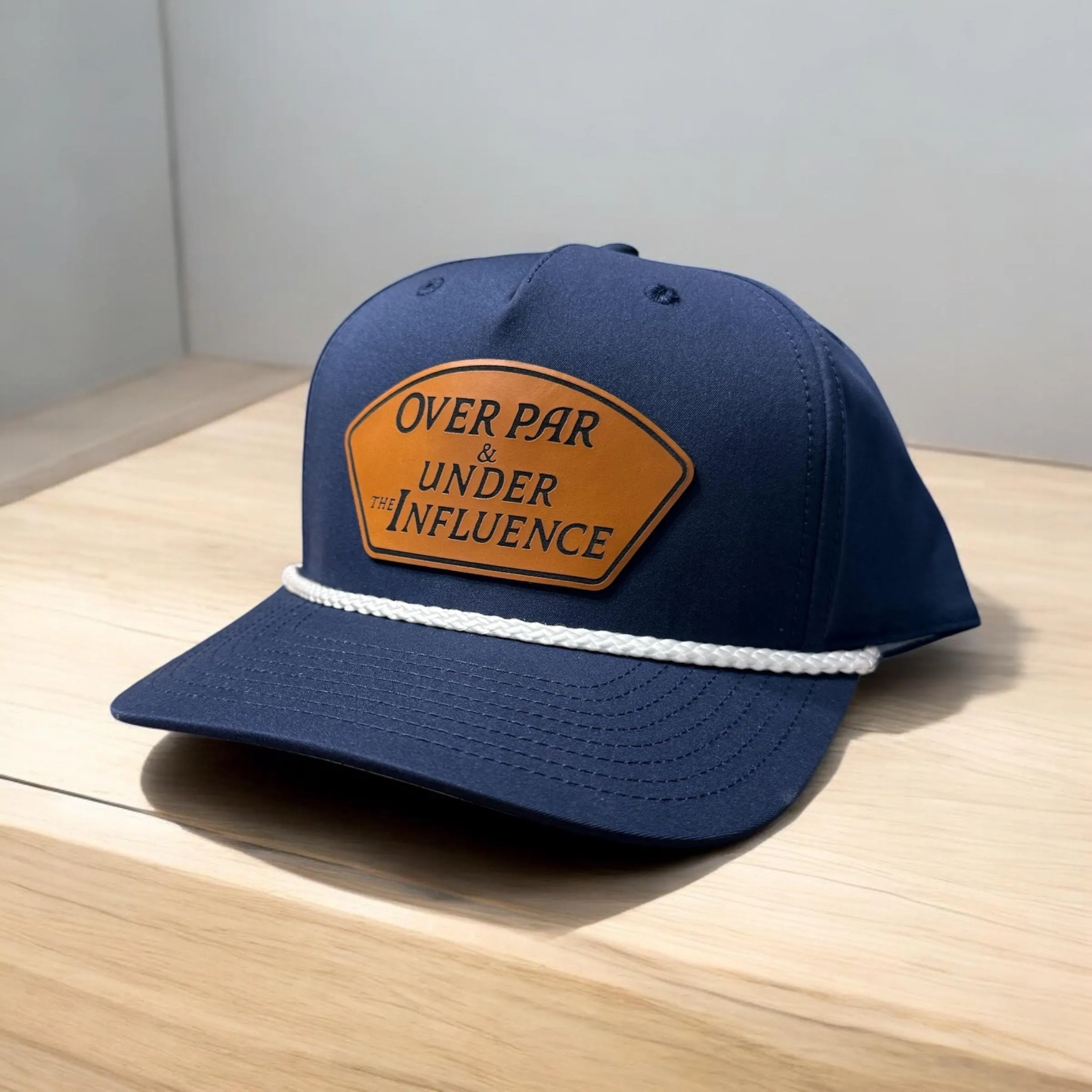Over Par and Under the Influence Golf Hat (Perfect gift idea item)