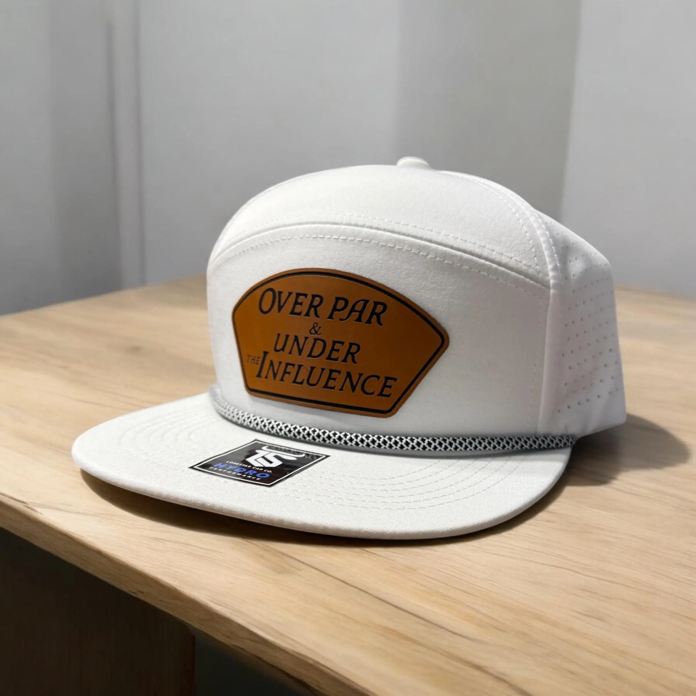 Over Par and Under the Influence Golf Hat (Perfect gift idea item)