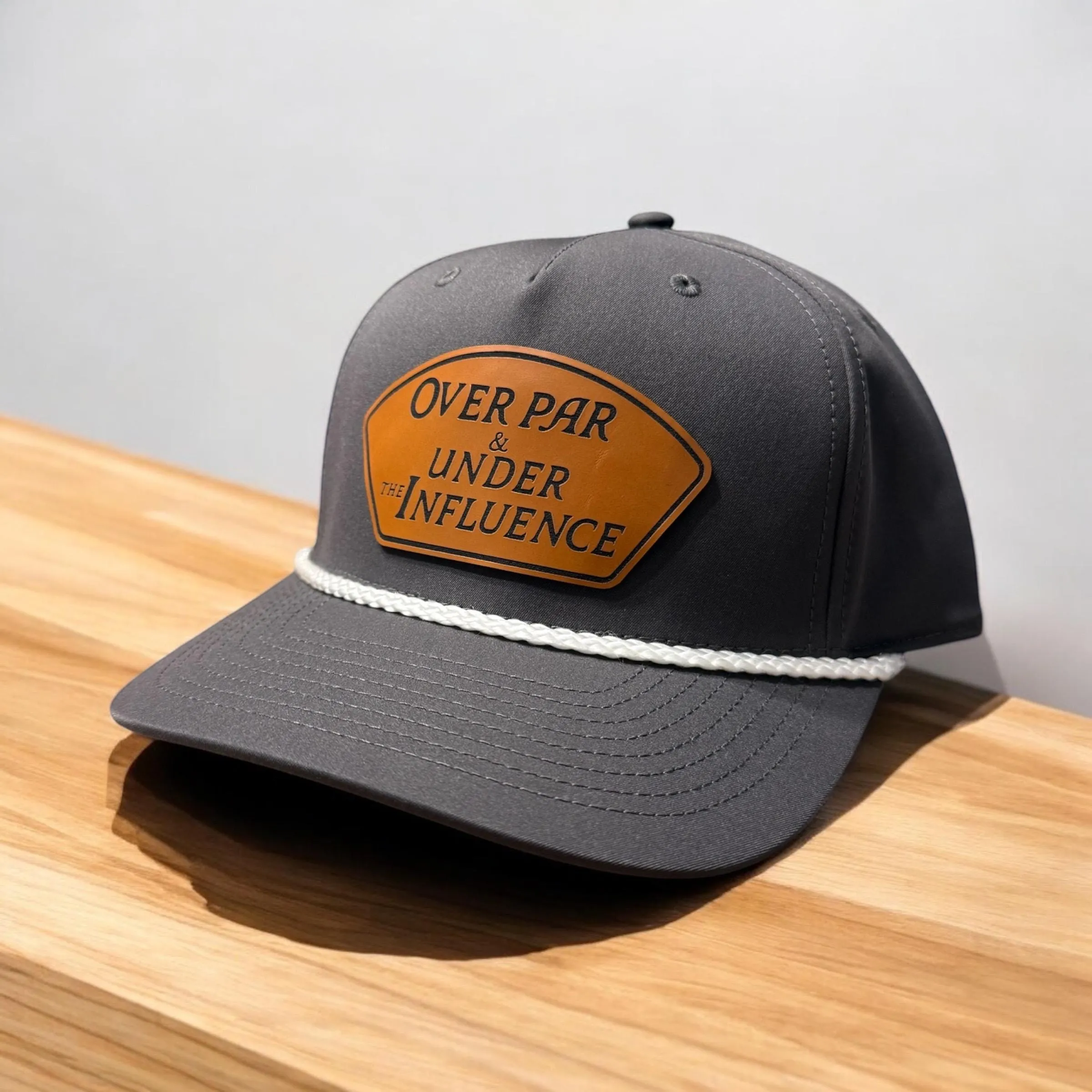 Over Par and Under the Influence Golf Hat (Perfect gift idea item)