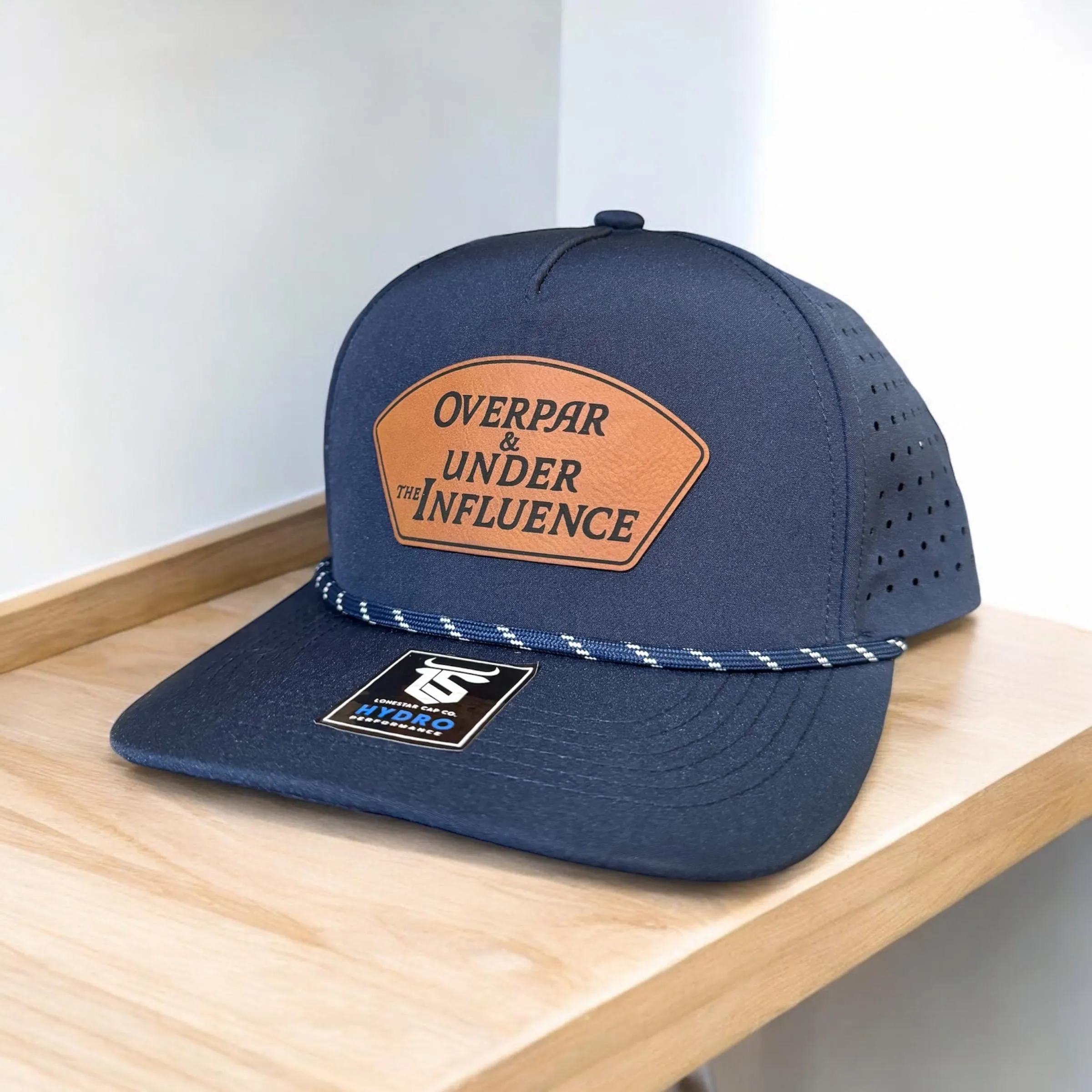 Over Par and Under the Influence Golf Hat (Perfect gift idea item)