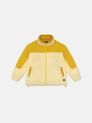 OVERSIZE SHERPA JACKET COLORBLOCK