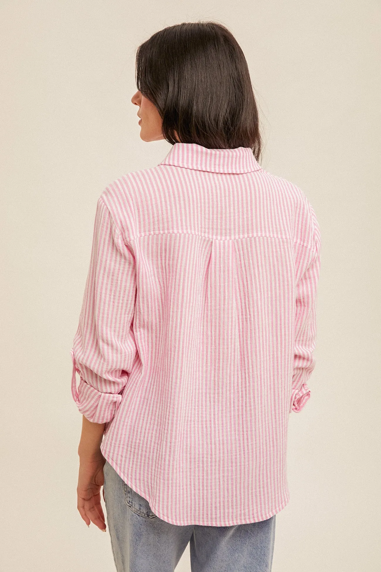 Oversized Stripe Shirt