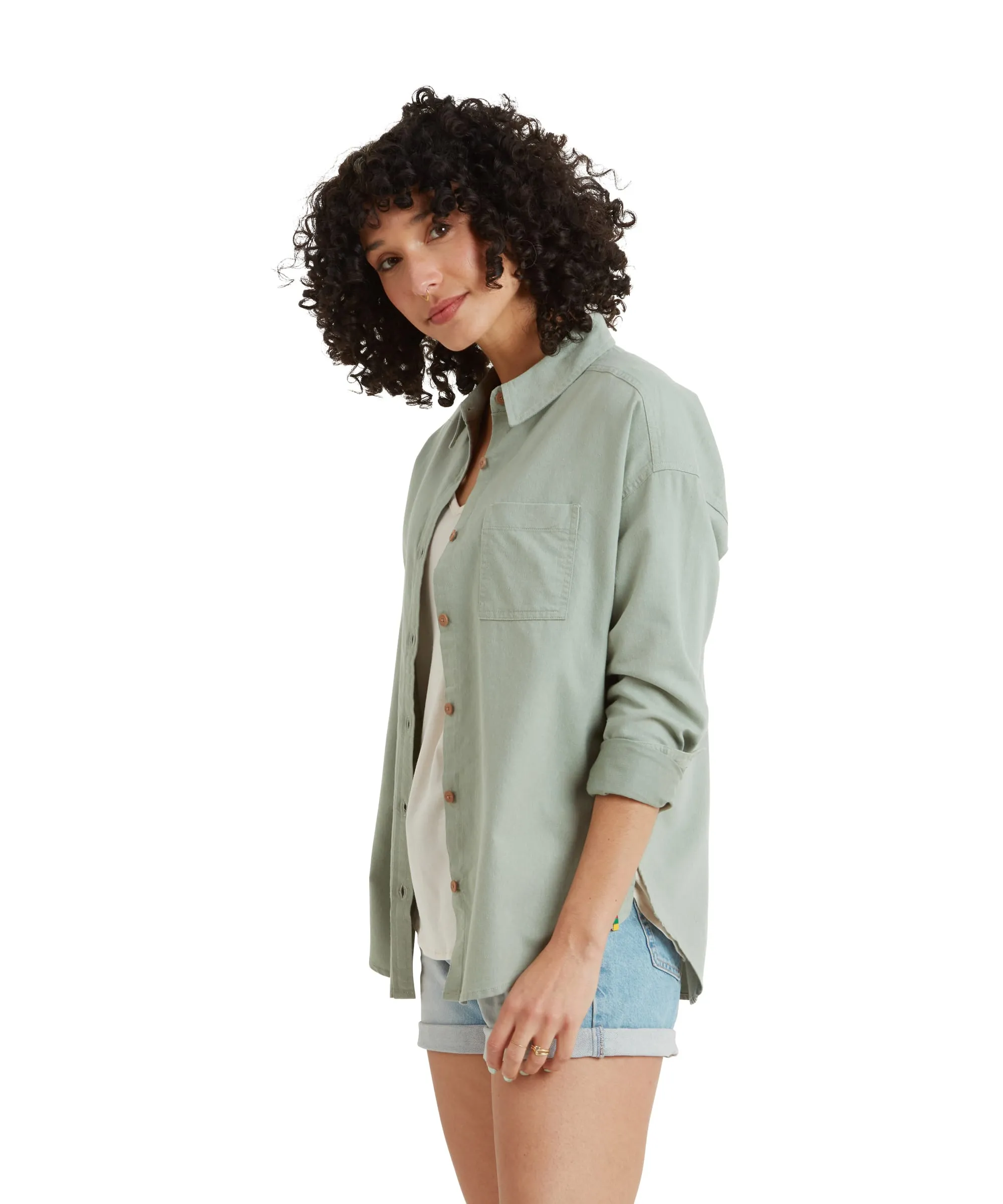 Palmo Long Sleeve Shirt - Celery