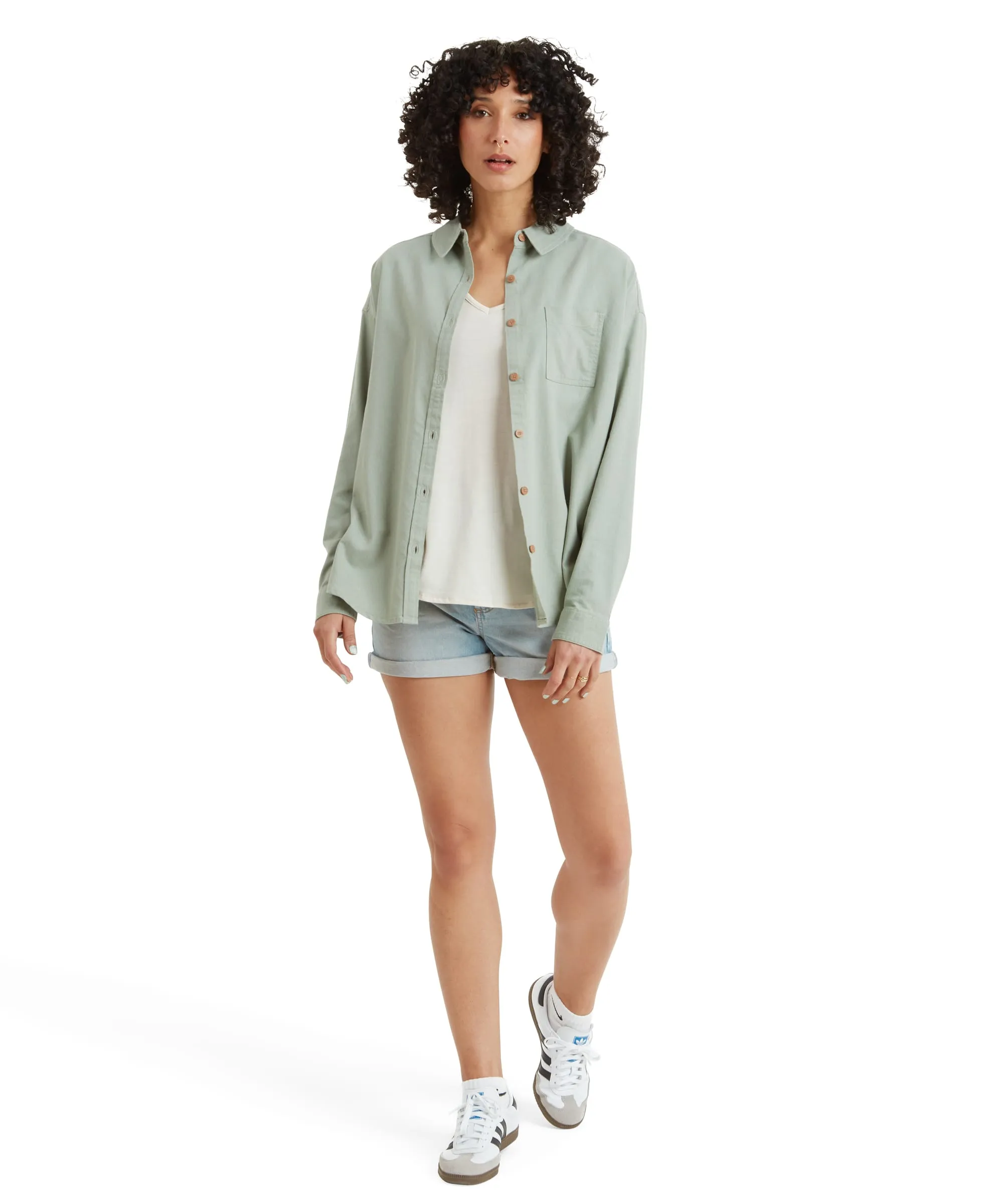 Palmo Long Sleeve Shirt - Celery