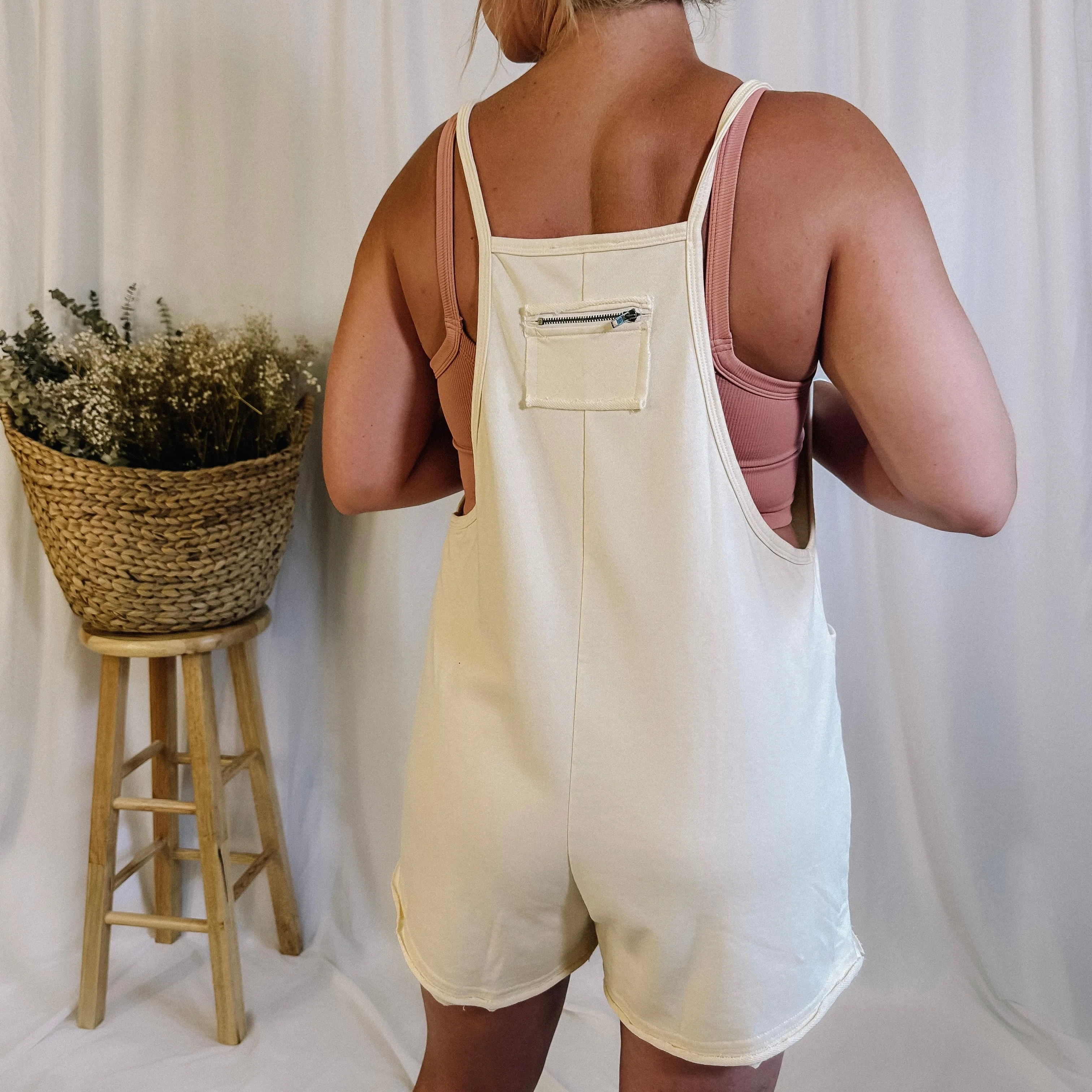 Party Cove Romper - Vanilla