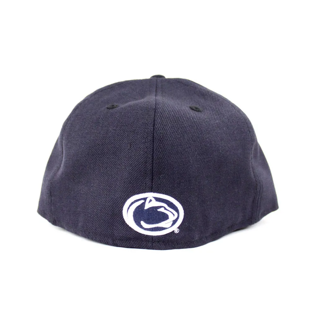 Pennsylvania State University New Era 59FIFTY Fitted Hat (Penn State NCAA Gray Under Brim)