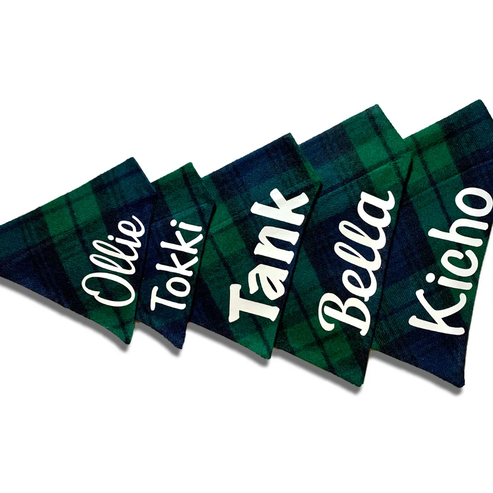 *Personalized Pet Name for Bandanas-Add On ONLY*