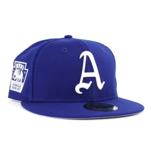 Philadelphia Athletics 1929 World Series 59Fifty New Era Fitted Hat (Blue Gray Under Brim)