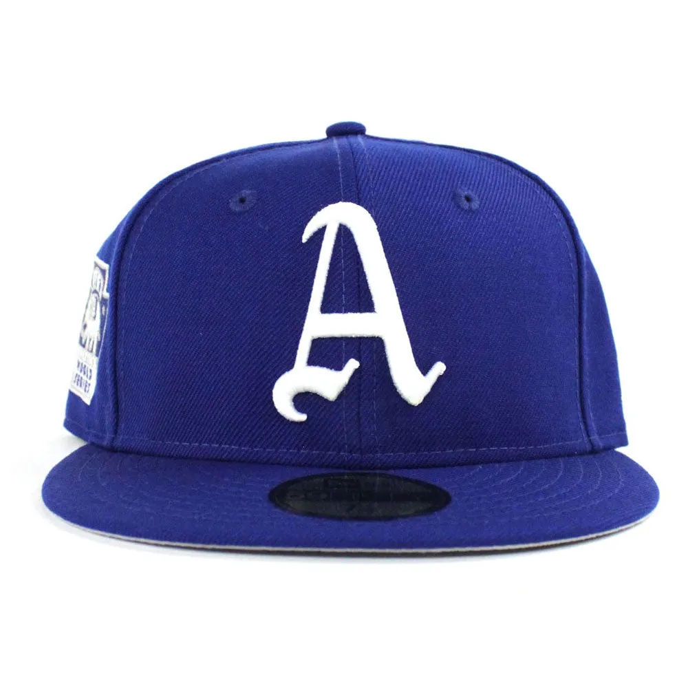 Philadelphia Athletics 1929 World Series 59Fifty New Era Fitted Hat (Blue Gray Under Brim)