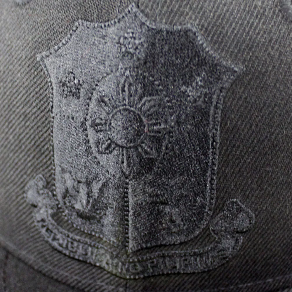 Philippine Crest New Era 59Fifty Fitted Hat (Black on Black Gray Under Brim)