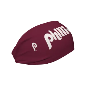 Phillies Cooling Headband: Cooperstown Retro Logo