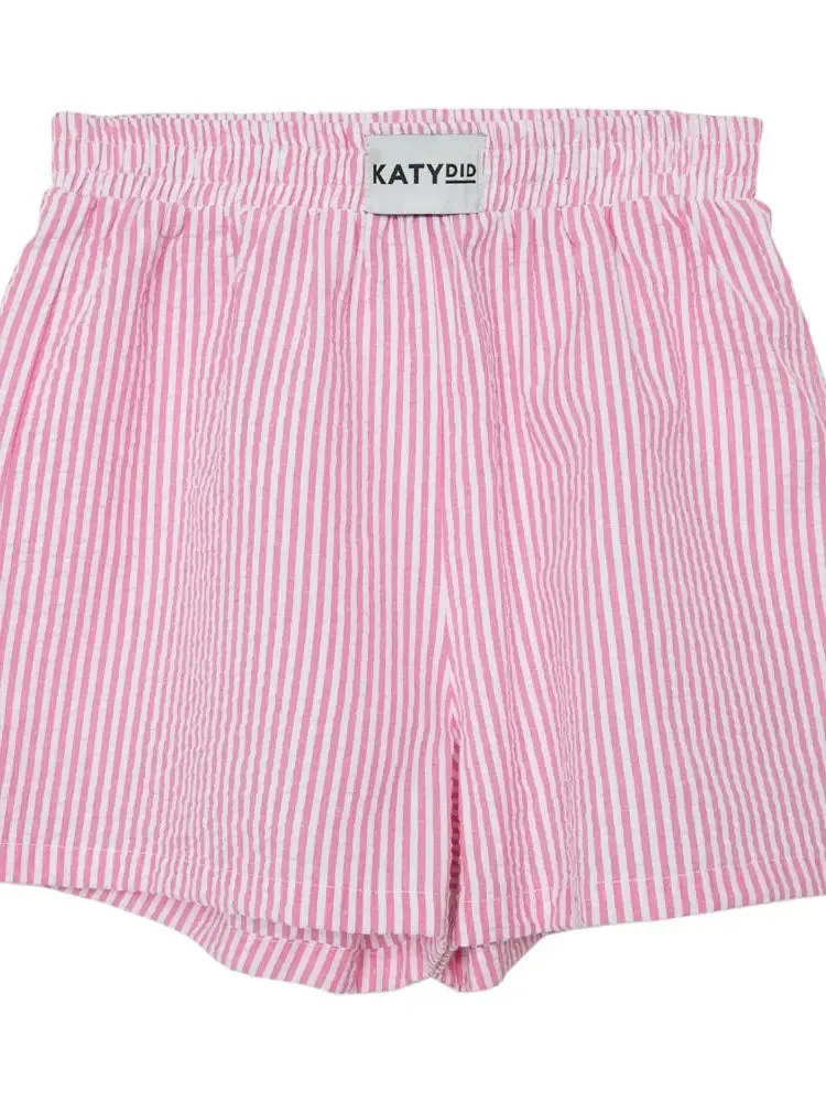 Pink Striped Boxer Shorts