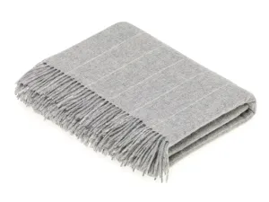 Pinstripe  Throw | Grey
