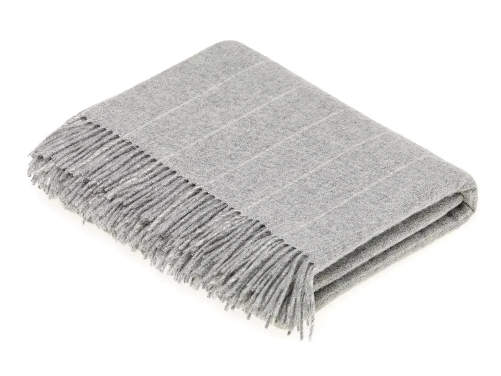 Pinstripe  Throw | Grey