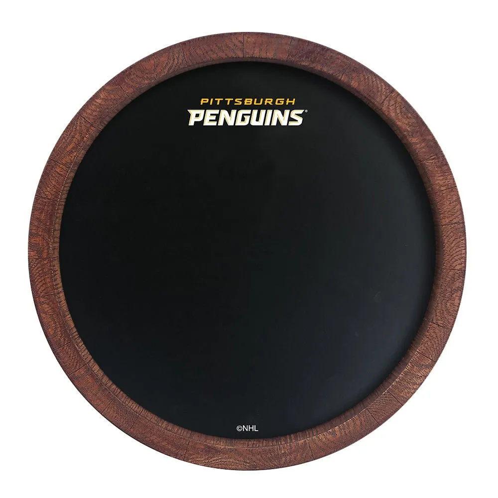 Pittsburgh Penguins: Secondary Logo - Barrel Top Chalkboard Sign