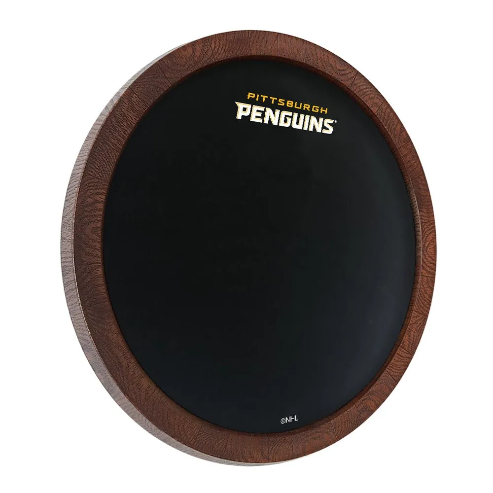 Pittsburgh Penguins: Secondary Logo - Barrel Top Chalkboard Sign