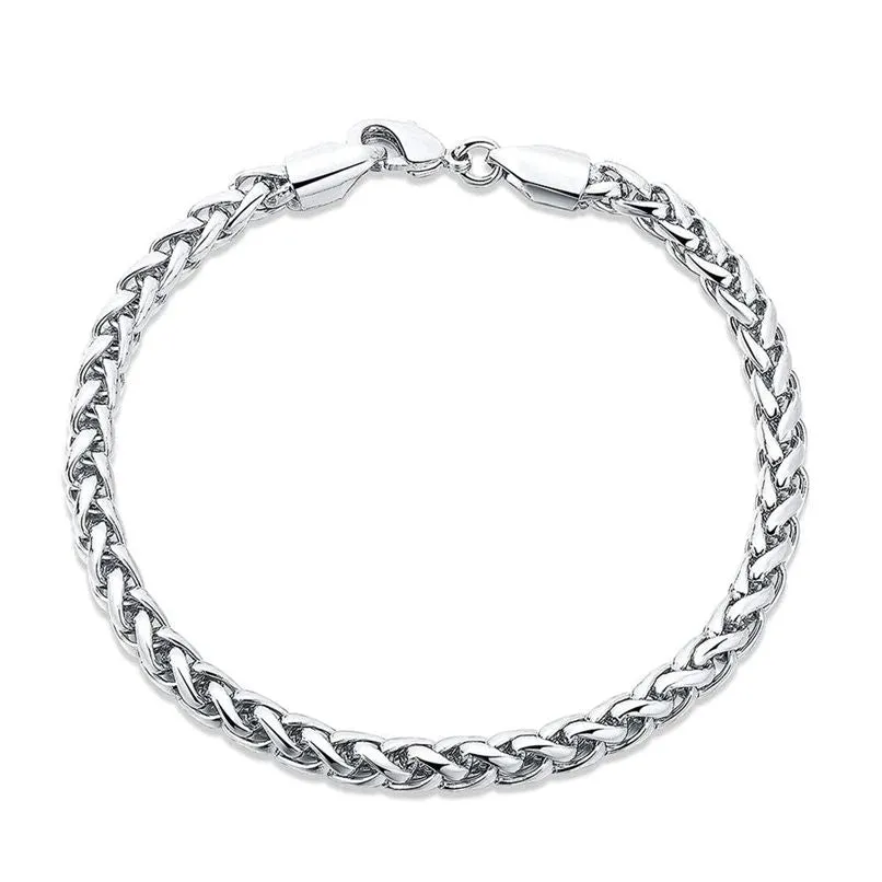 Premium Quality Stainless Steel Gold Plated Fashion Bracelet Bangle for Men & Women