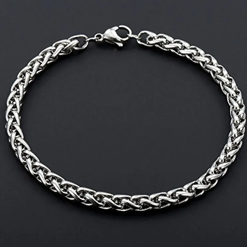 Premium Quality Stainless Steel Gold Plated Fashion Bracelet Bangle for Men & Women
