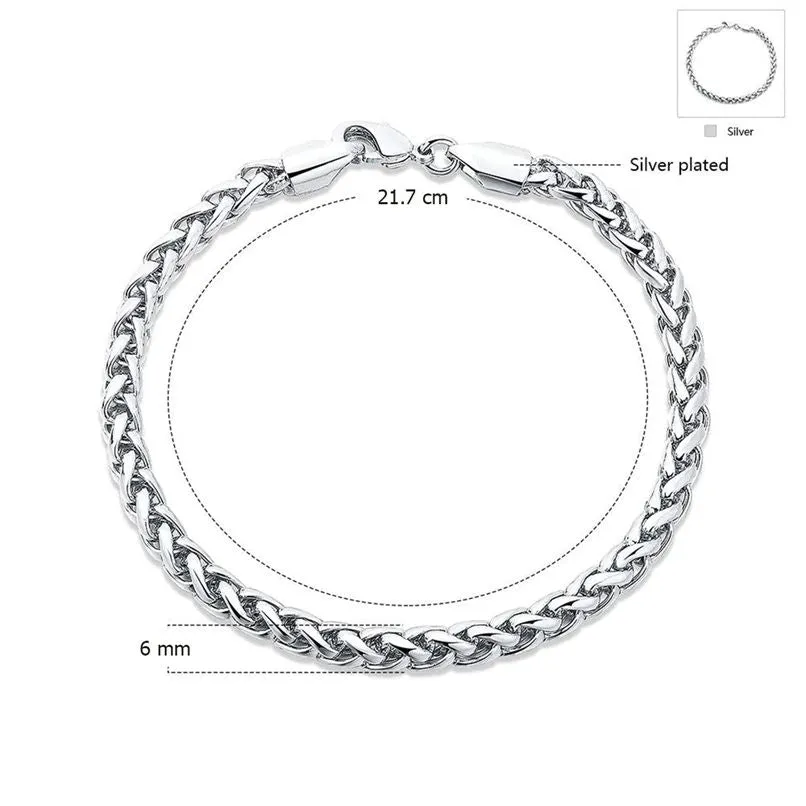 Premium Quality Stainless Steel Gold Plated Fashion Bracelet Bangle for Men & Women
