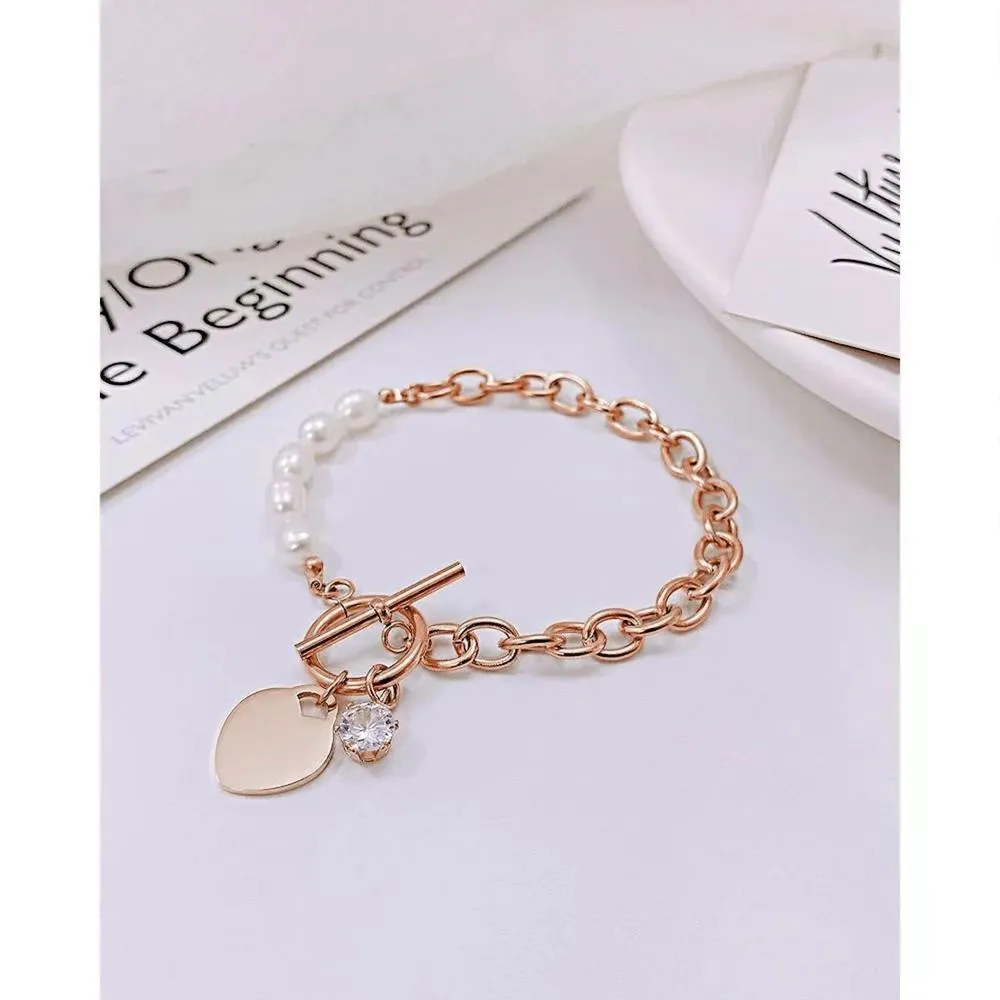 Premium Quality Stainless Steel Gold Plated Fashion Bracelet Bangle for Women