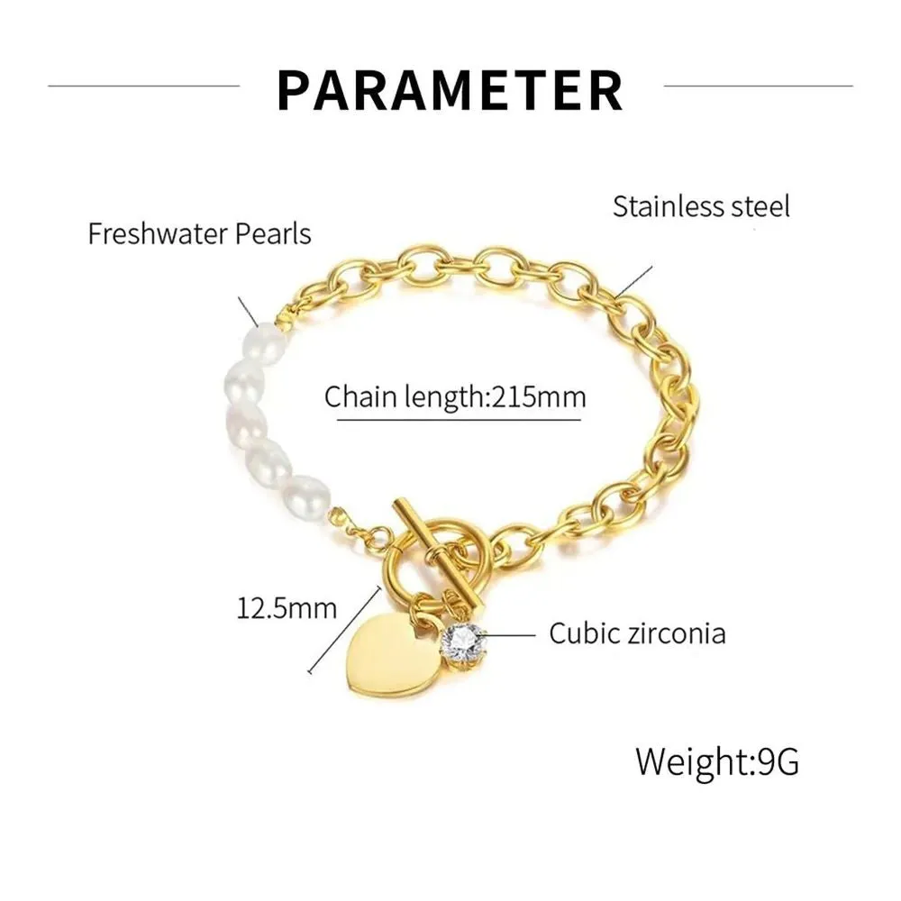 Premium Quality Stainless Steel Gold Plated Fashion Bracelet Bangle for Women