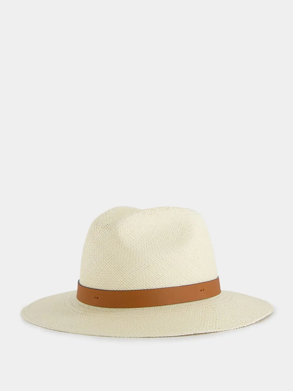 Raffia Wide-Brimmed Hat