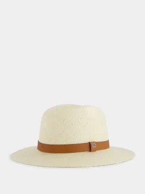 Raffia Wide-Brimmed Hat