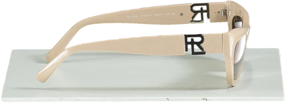 Ralph Lauren Nude / Gold Kiera Logo Arm Sunglasses