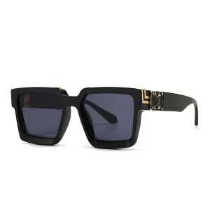 Retro Cloud Print Modern Blue Sky and White Cloud Sunglasses Female