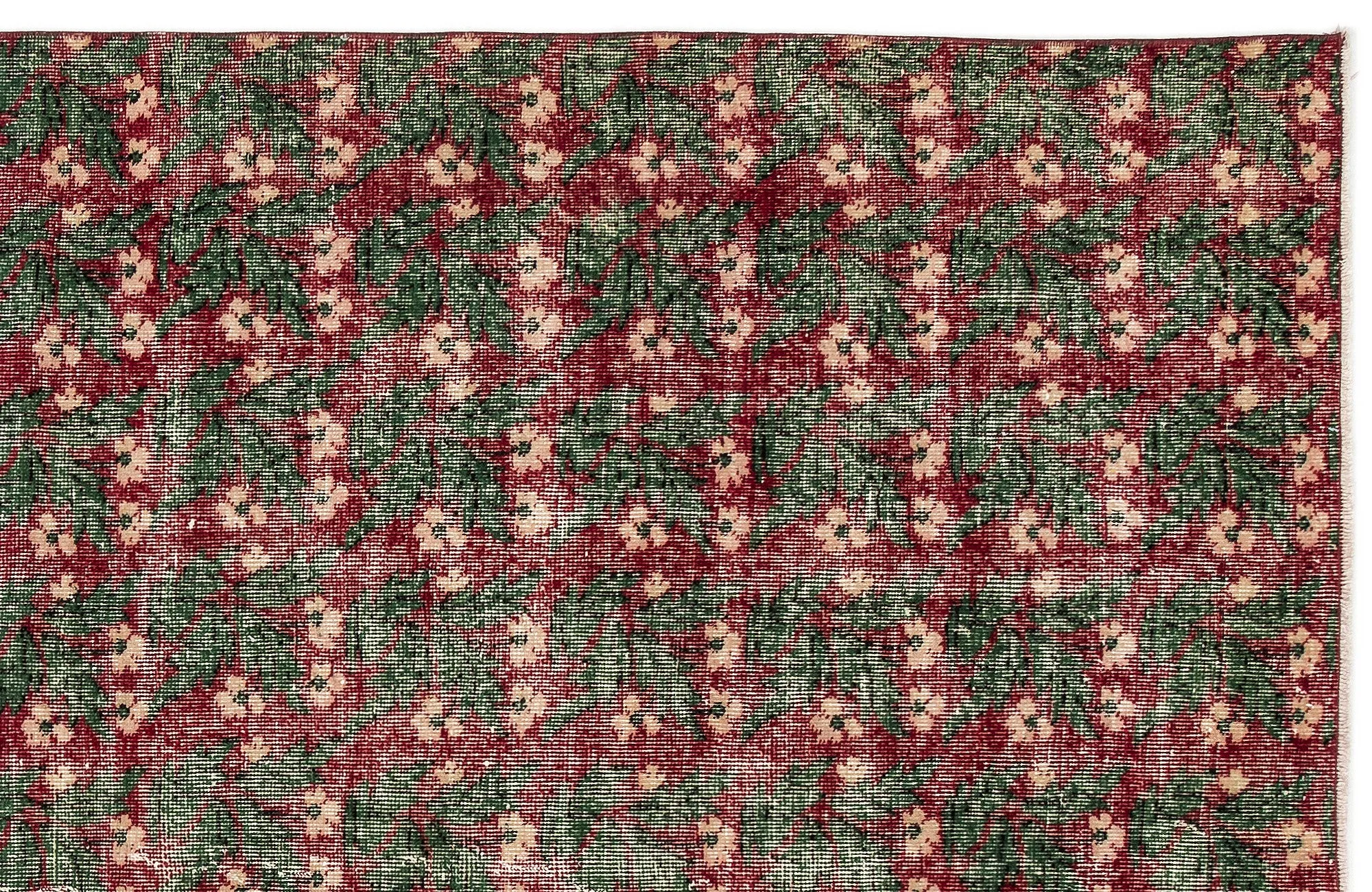 Retro Design Naturel Over Dyed Vintage Rug 5'11'' x 9'2'' ft 181 x 280 cm
