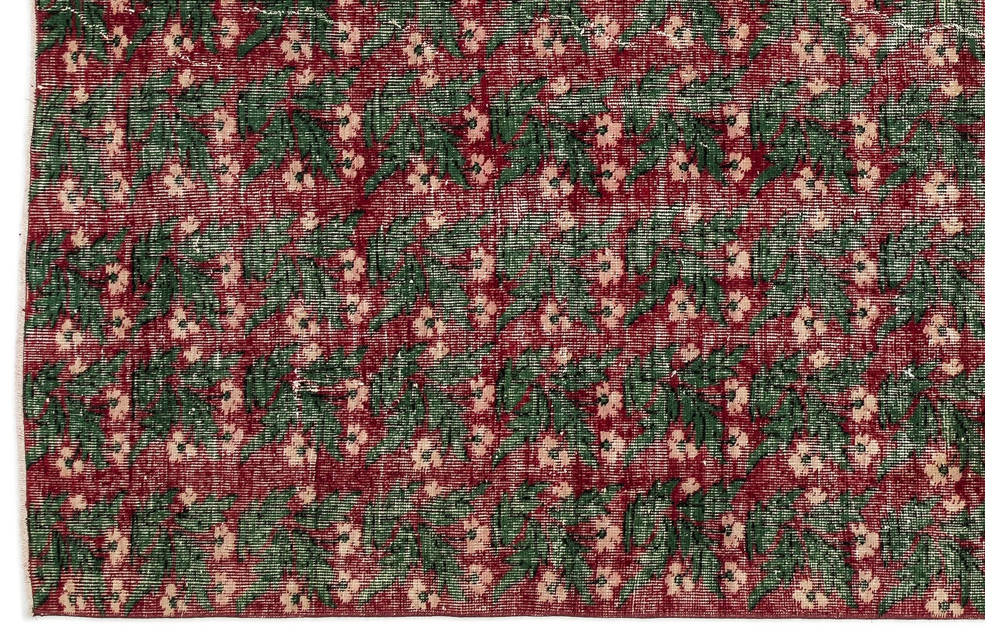 Retro Design Naturel Over Dyed Vintage Rug 5'11'' x 9'2'' ft 181 x 280 cm