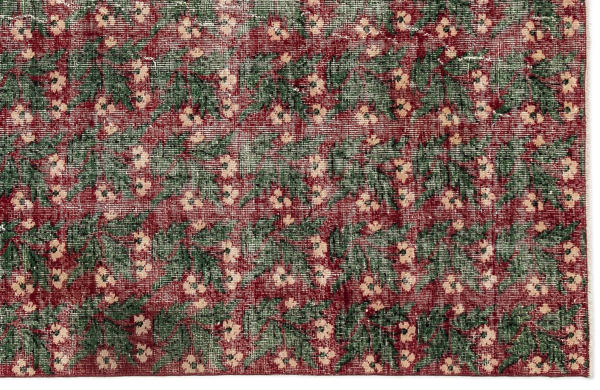 Retro Design Naturel Over Dyed Vintage Rug 5'11'' x 9'2'' ft 181 x 280 cm