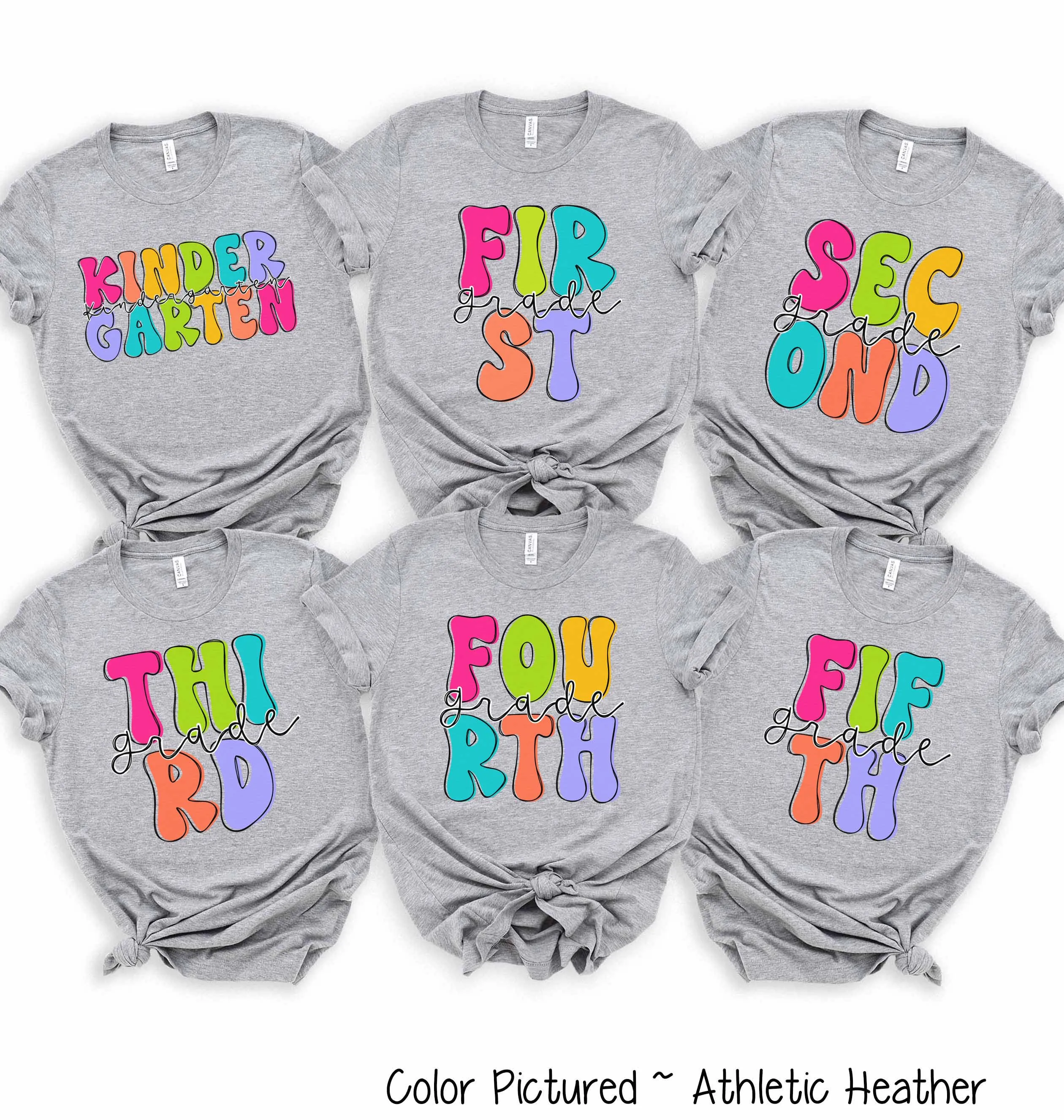 Retro Grade Back To School Student and Teacher Tee