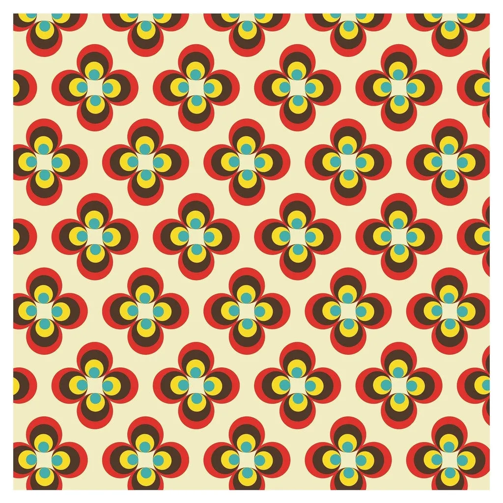 Retro Rockabilly Revival Vinyl Sheets Adhesive Vinyl