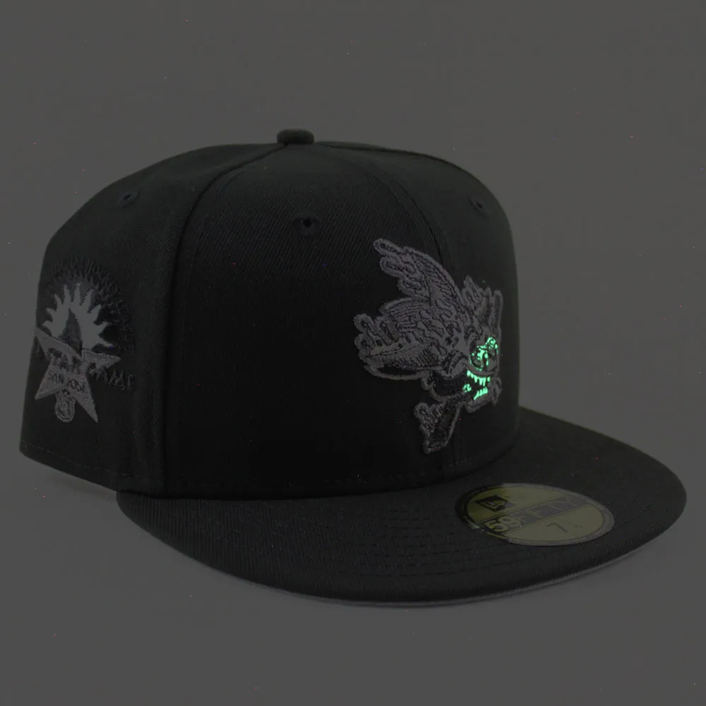 Retro San Jose Sharks All Star Patch New Era 59Fifty Fitted Hat (Black Gray Under Brim)