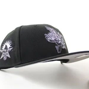 Retro San Jose Sharks All Star Patch New Era 59Fifty Fitted Hat (Black Gray Under Brim)