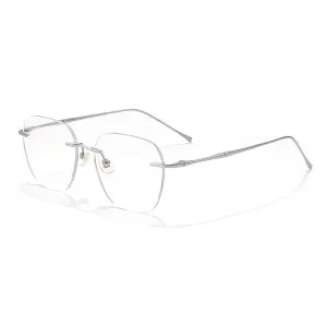 Retro Titanium Square Glasses Frame 8911wk-632