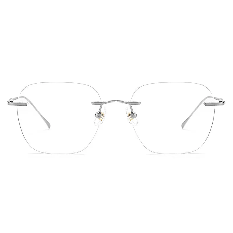 Retro Titanium Square Glasses Frame 8911wk-632