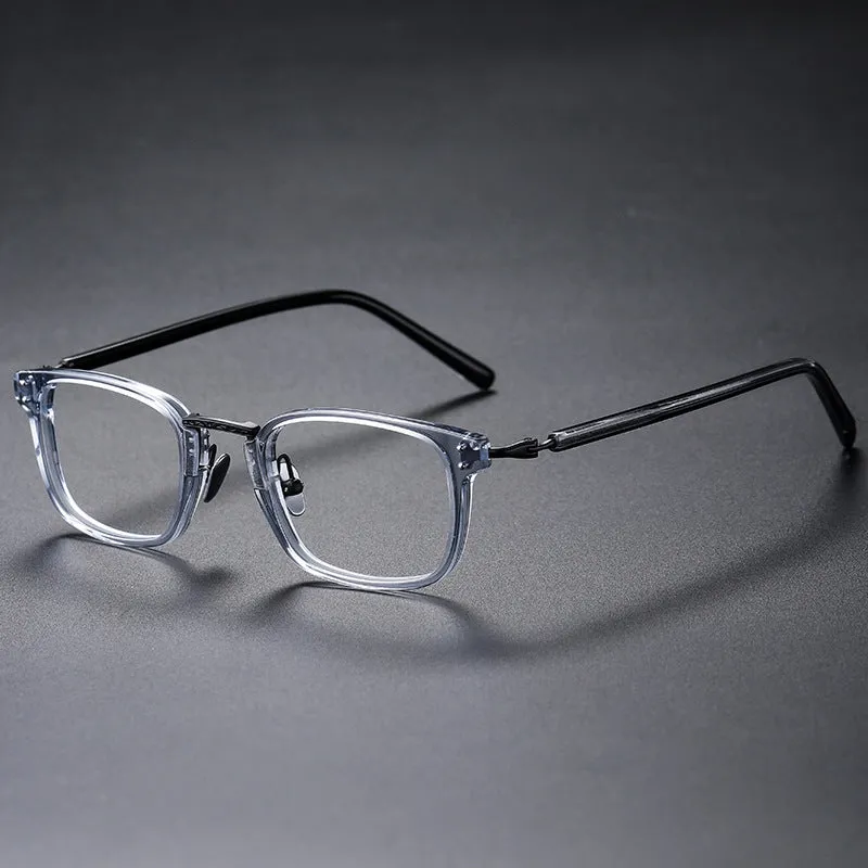 Retro Titanium Square Glasses Frame GMS820
