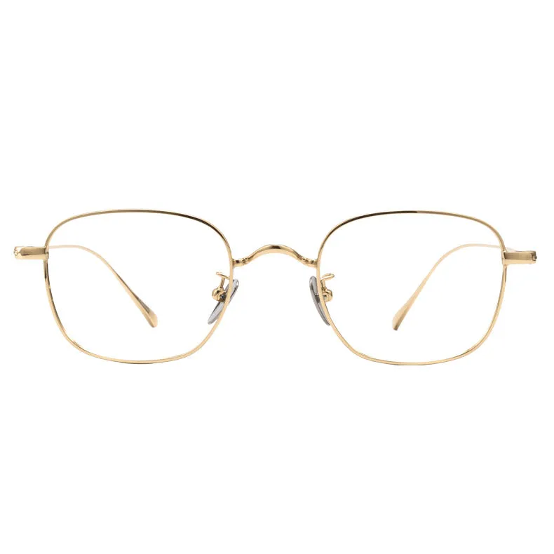 Retro Titanium Square Glasses Frame GWS199