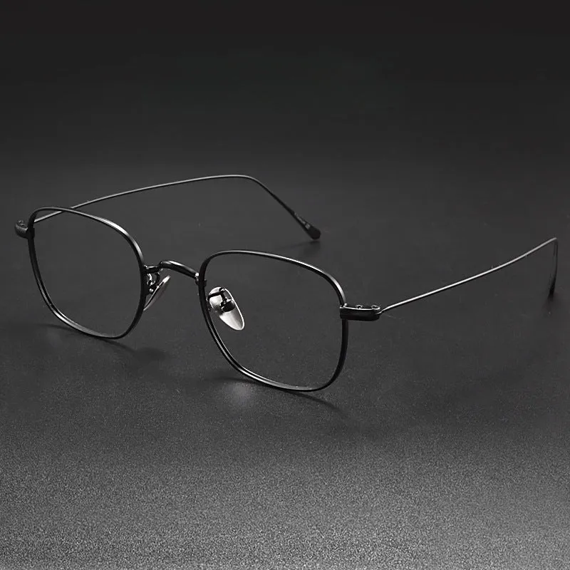 Retro Titanium Square Glasses Frame GWS199