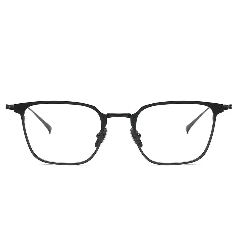 Retro Titanium Square Glasses Frame KJ-40A