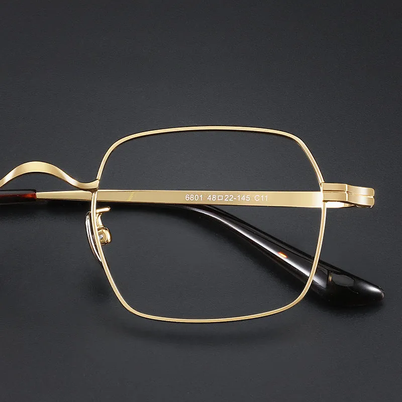Retro Titanium Square Glasses Frame ST 6801
